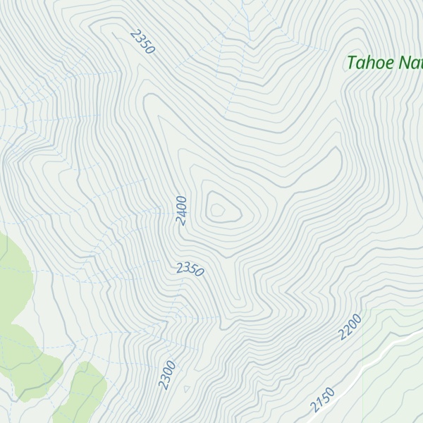 Map of Webber Peak