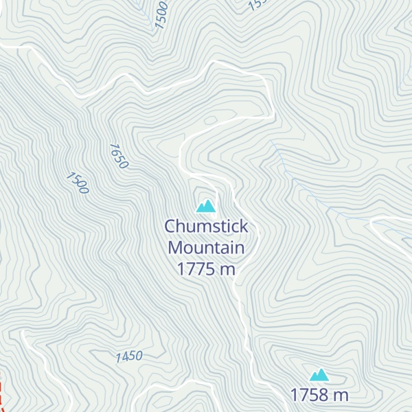 Map of Chumstick Mountain