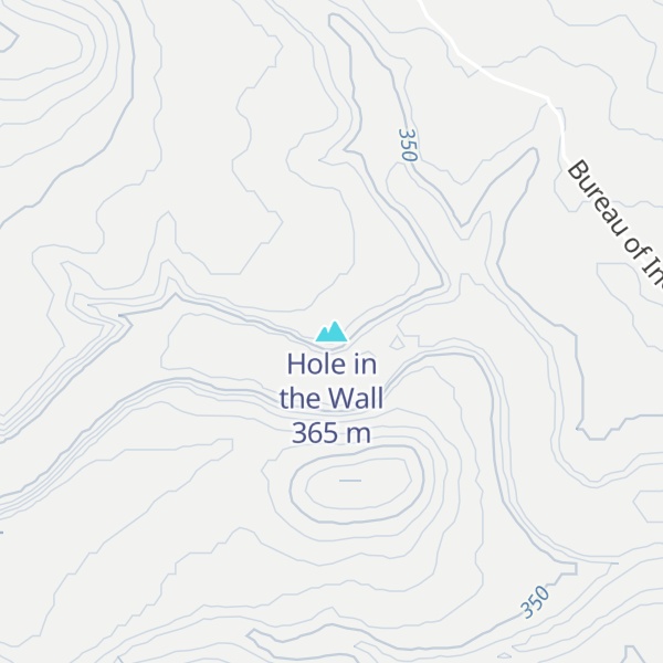 Map of Hole in the Wall