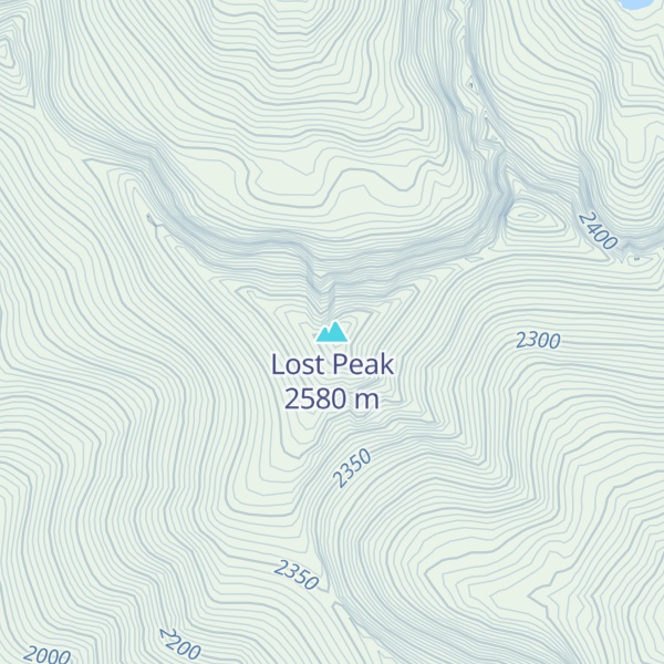 Map of Lost Peak