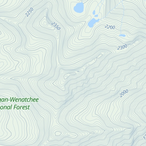 Map of Finney Peak