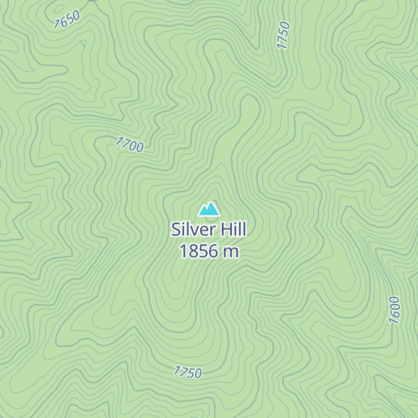 Map of Silver Hill