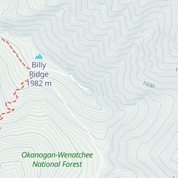 Map of Tyee Mountain Lookout