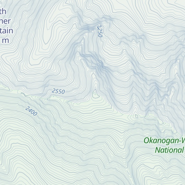 Map of Gardner Mountain