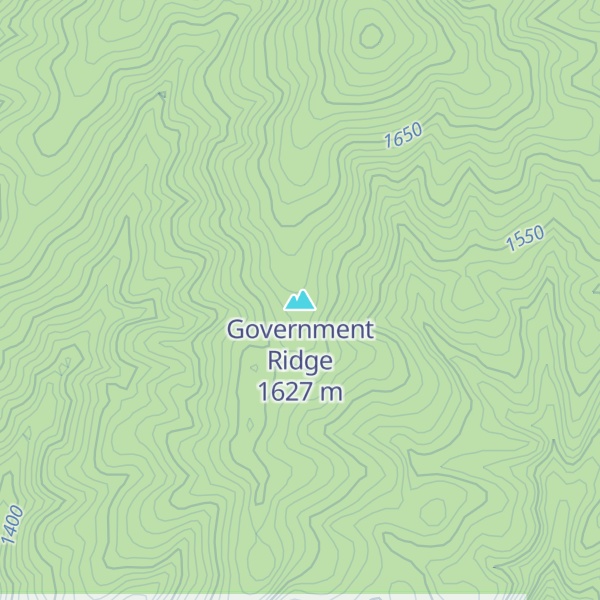 Map of Government Ridge