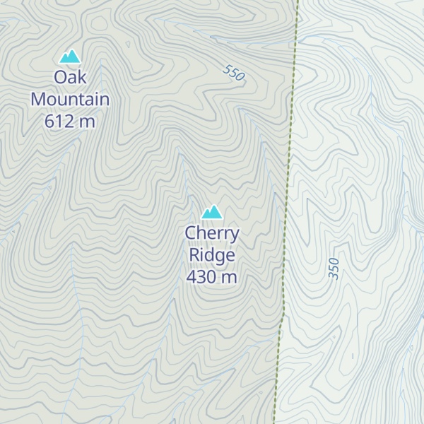 Map of Cherry Ridge