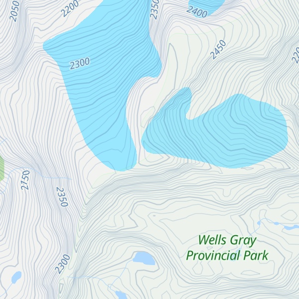 Map of Mount Hutch