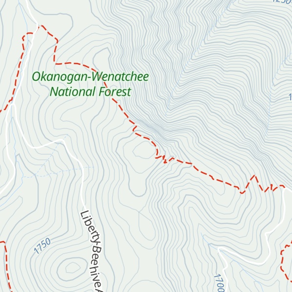 Map of Mount Lillian