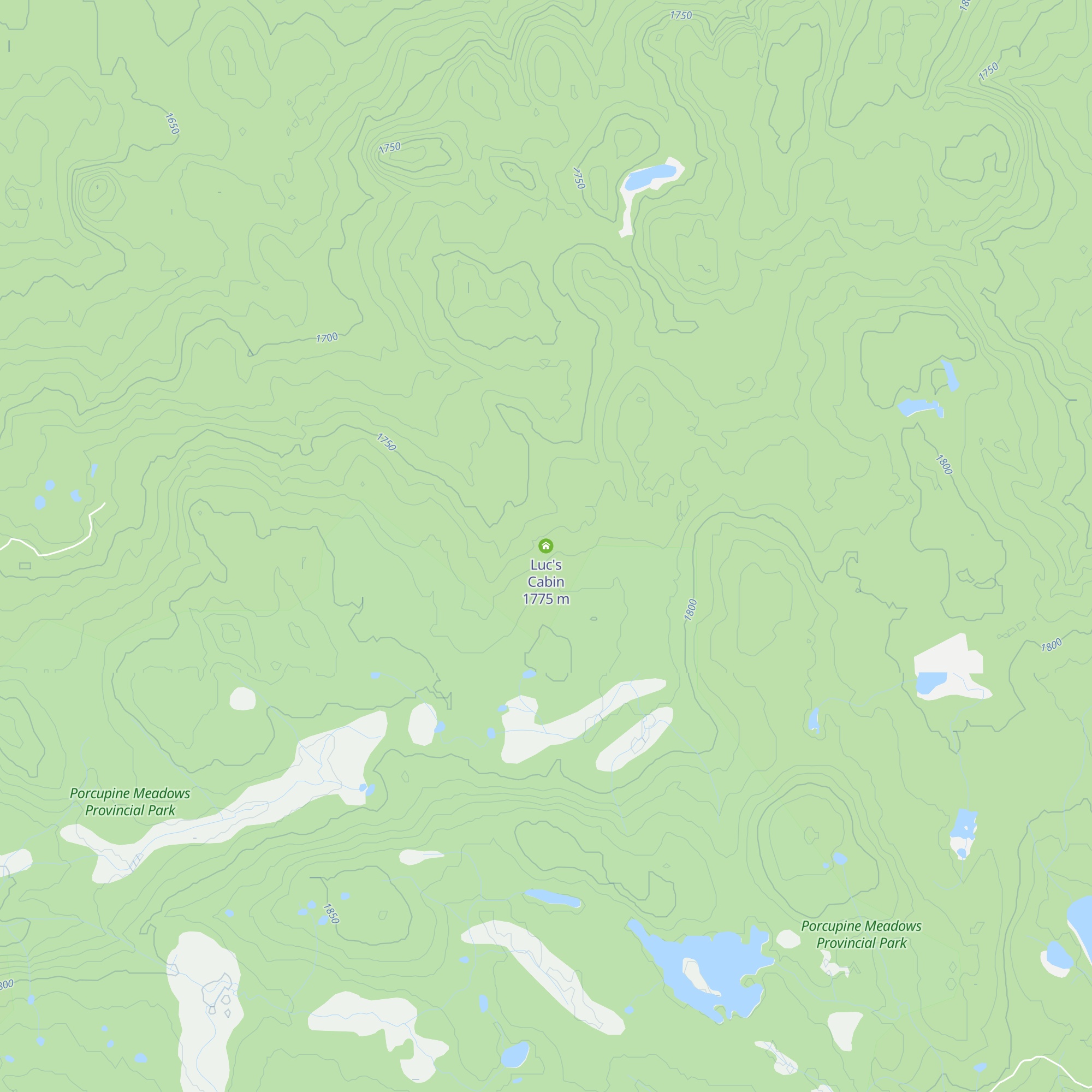 Luc's Cabin map