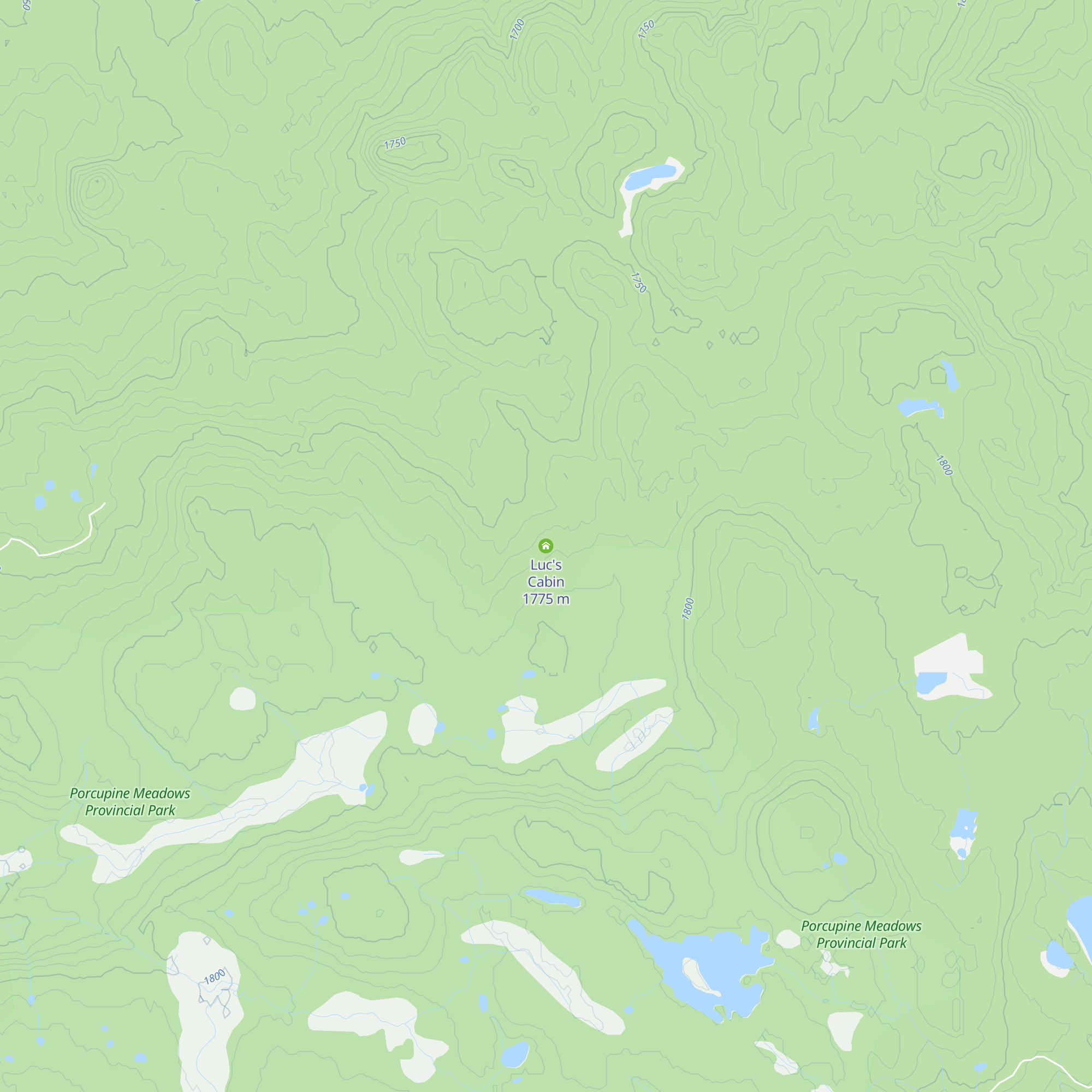 Luc's Cabin map