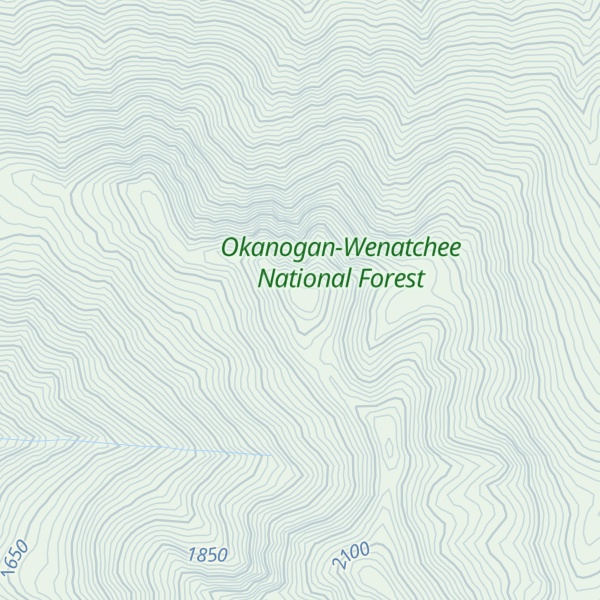 Map of Horton Butte