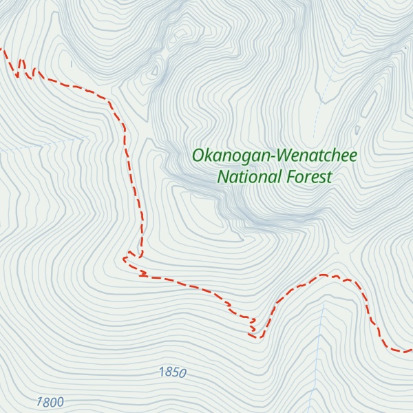 Map of Tyee Ridge