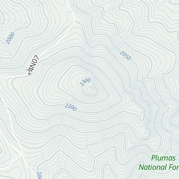 Map of Smith Peak