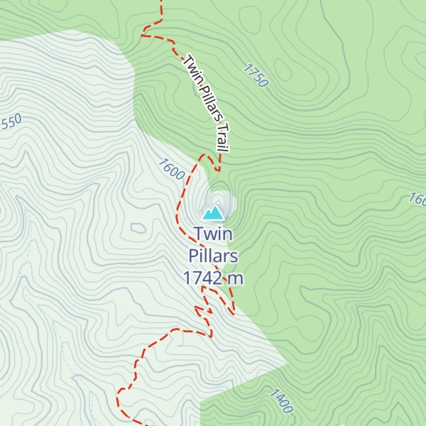 Map of Twin Pillars