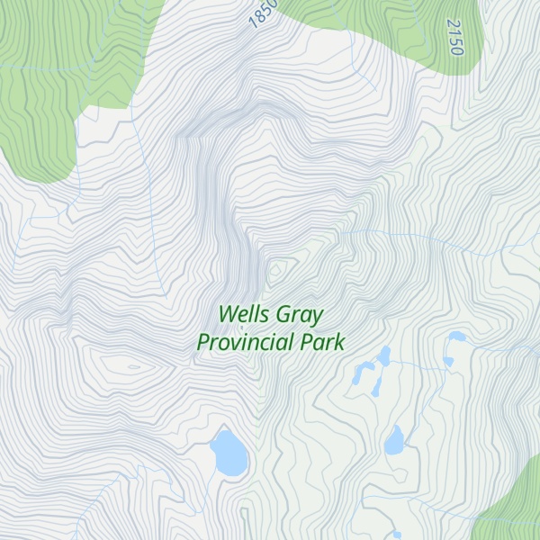 Map of Isosceles Mountain