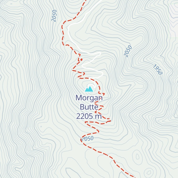 Map of Morgan Butte