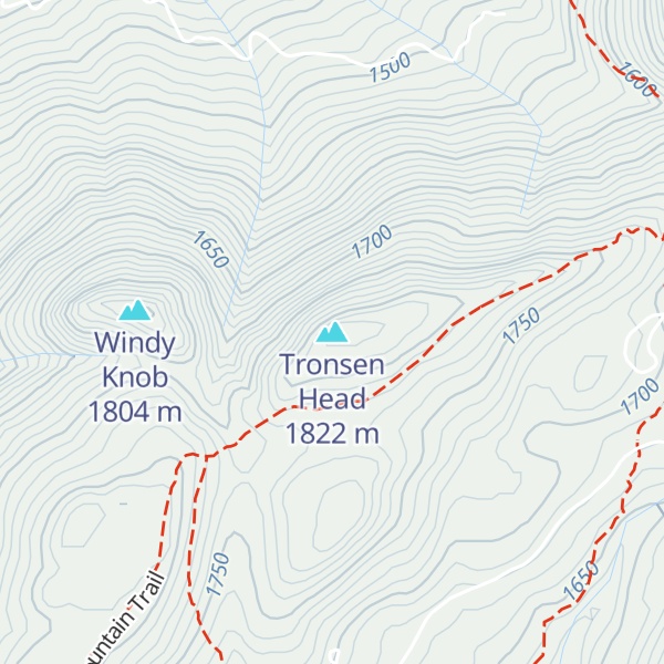 Map of Tronsen Head
