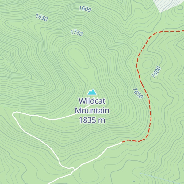 Map of Wildcat Mountain