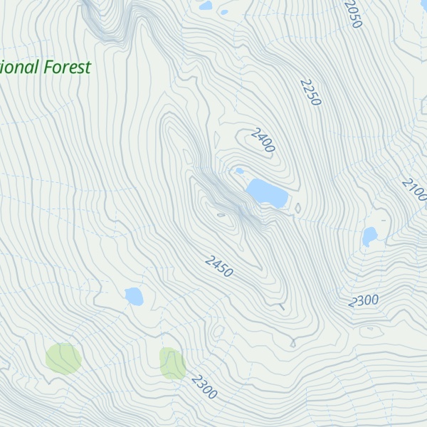 Map of English Mountain