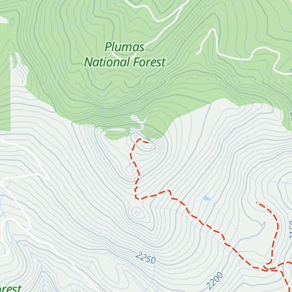 Map of Haskell Peak