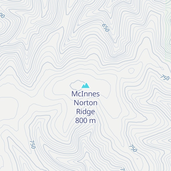 Map of McInnes Norton Ridge