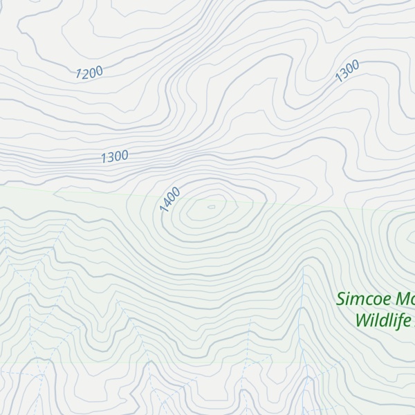 Map of Lone Pine Butte