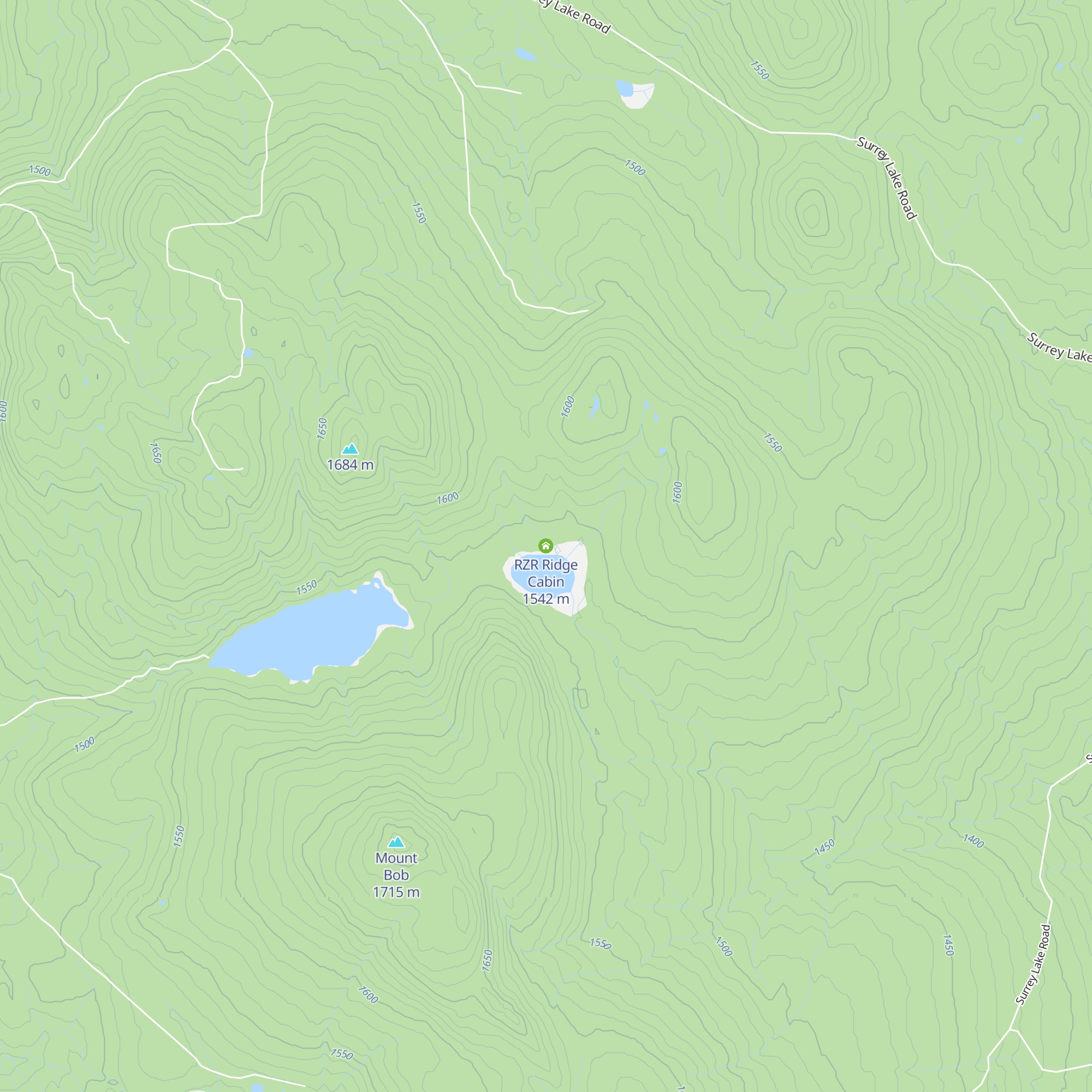 RZR Ridge Cabin map