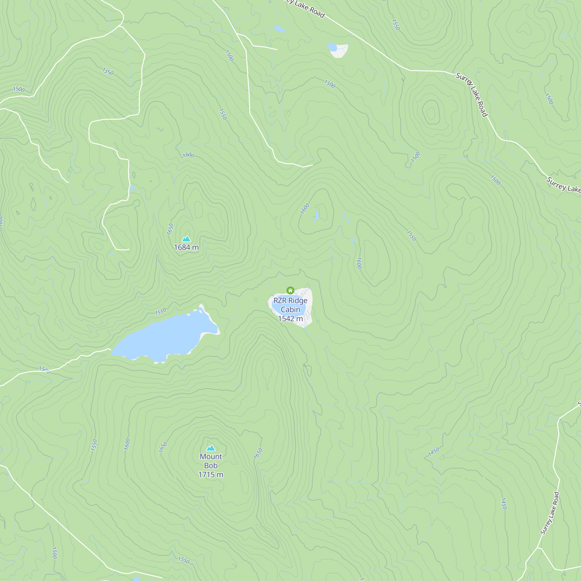 RZR Ridge Cabin map