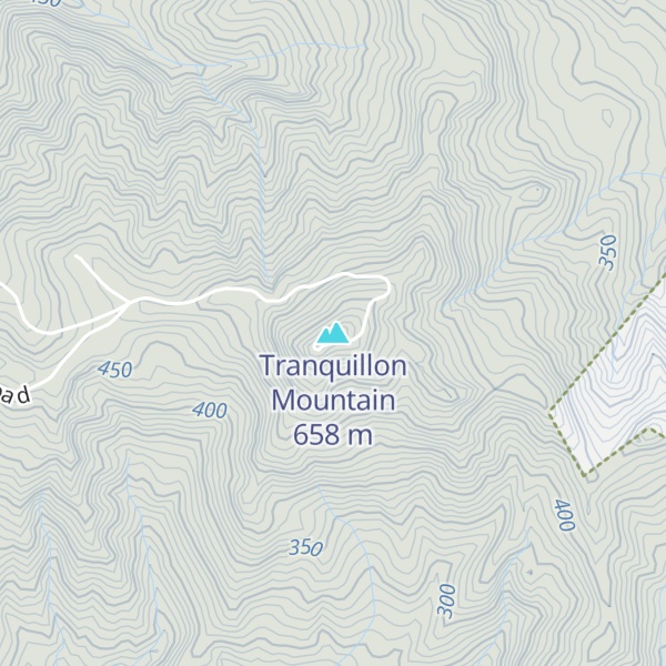 Map of Tranquillon Mountain