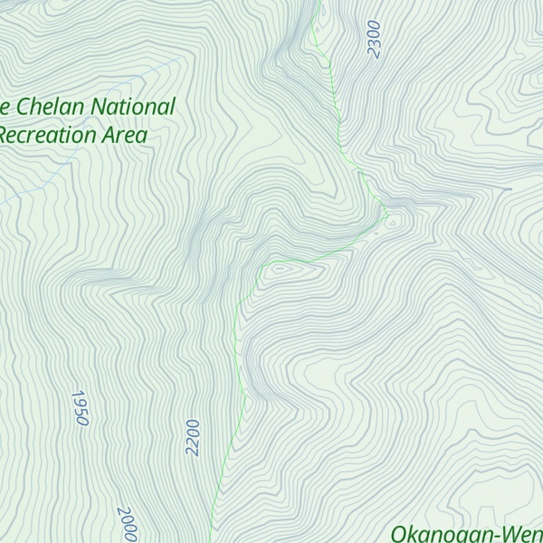Map of Camels Hump