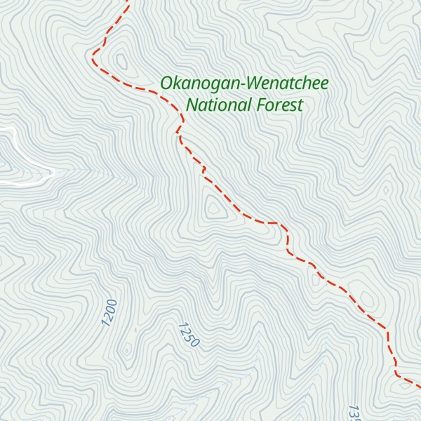 Map of Tronsen Ridge