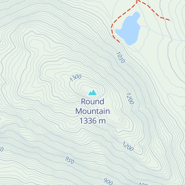 Map of Round Mountain