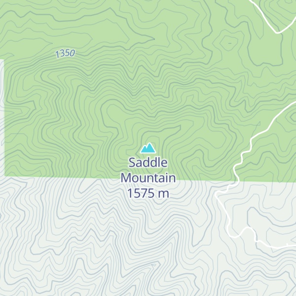Map of Saddle Mountain