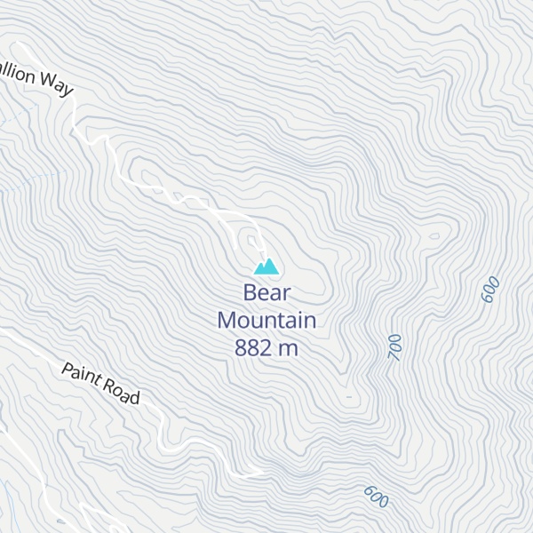 Map of Bear Mountain