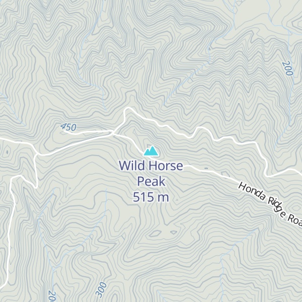 Map of Wild Horse Peak