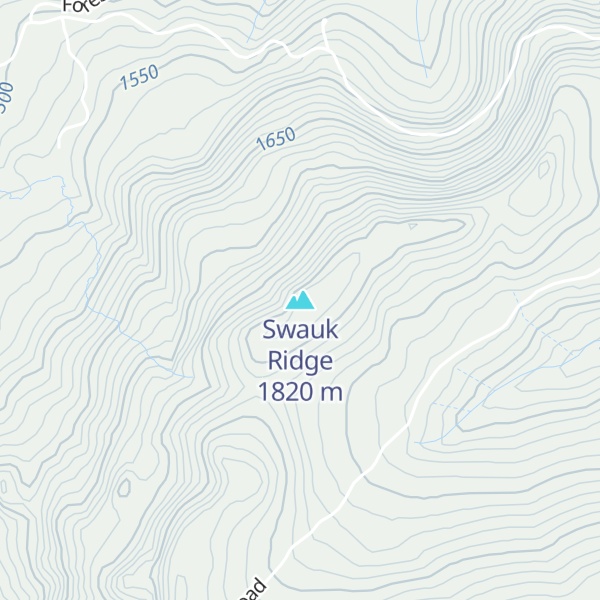 Map of Swauk Ridge