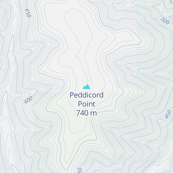 Map of Peddicord Point