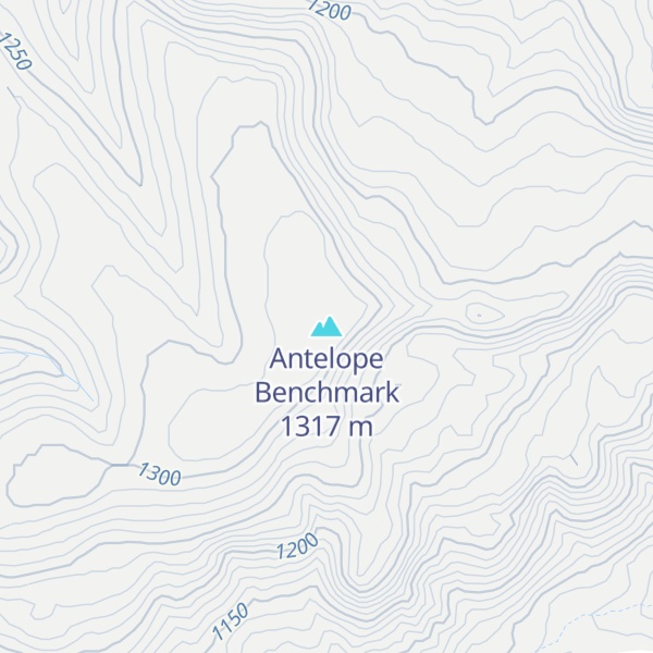 Map of Antelope Benchmark