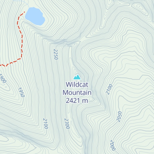 Map of Wildcat Mountain