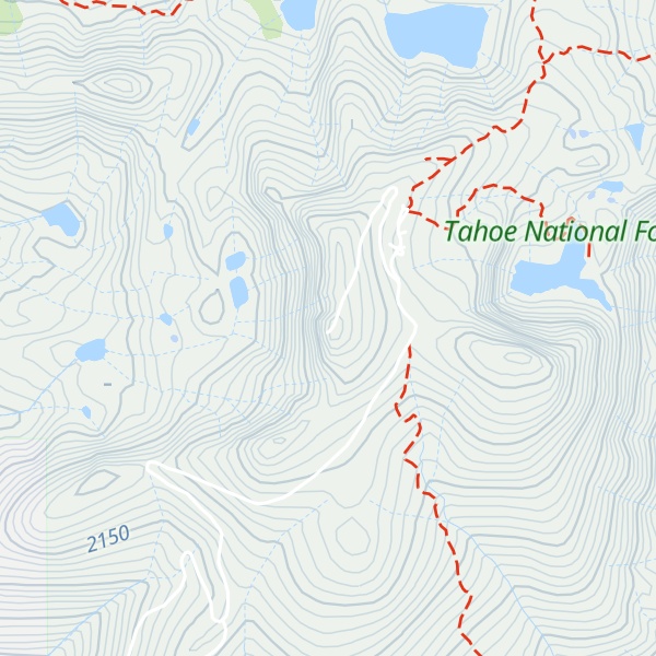 Map of Grouse Ridge