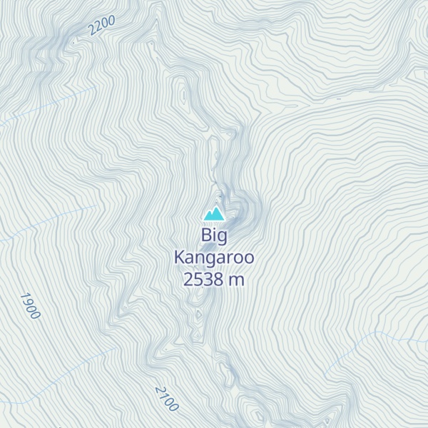 Map of Big Kangaroo