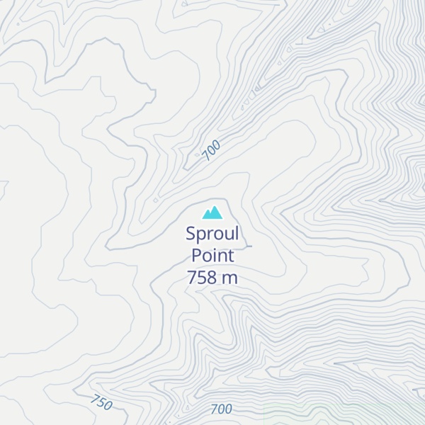 Map of Sproul Point