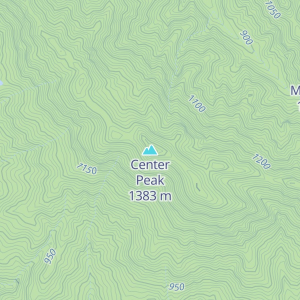 Map of Center Peak