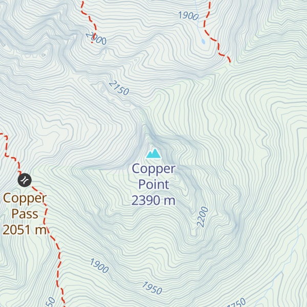 Map of Copper Point