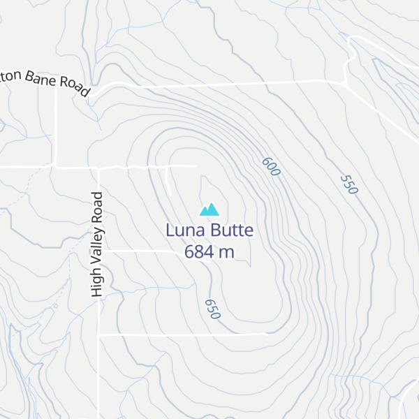 Map of Luna Butte