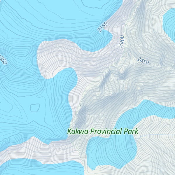 Map of Nechamus Mountain