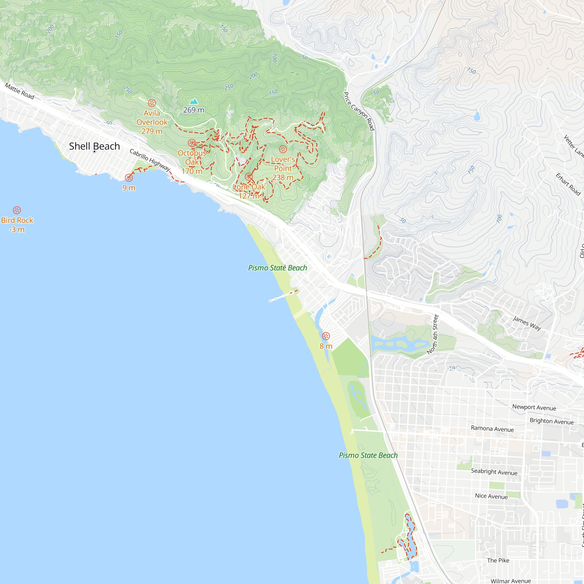 Visitor Information map