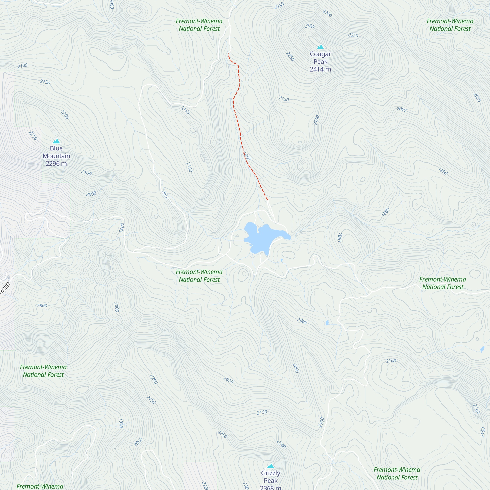 Camp Cottonwood map