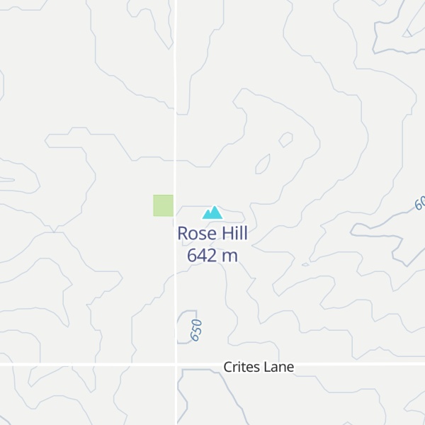 Map of Rose Hill