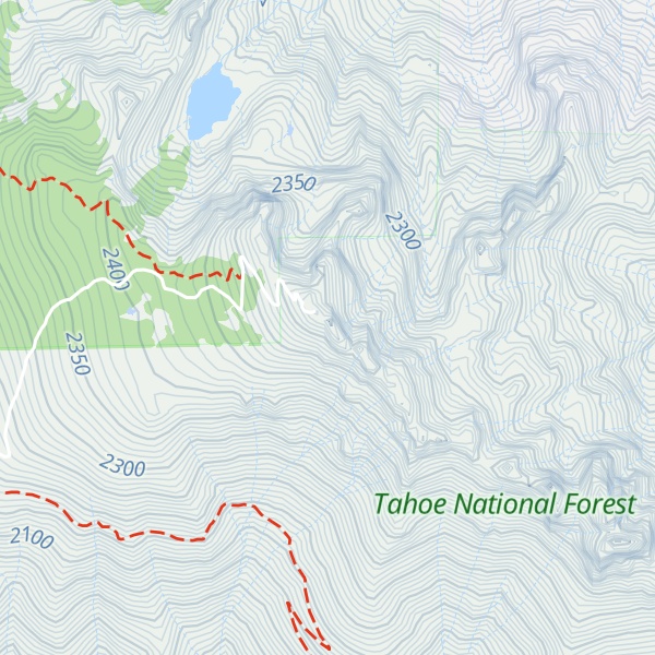 Map of Sierra Buttes